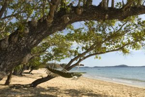 Hamac - Au bord du lagon d'Ambohiday, Nosy Be, Madagascar